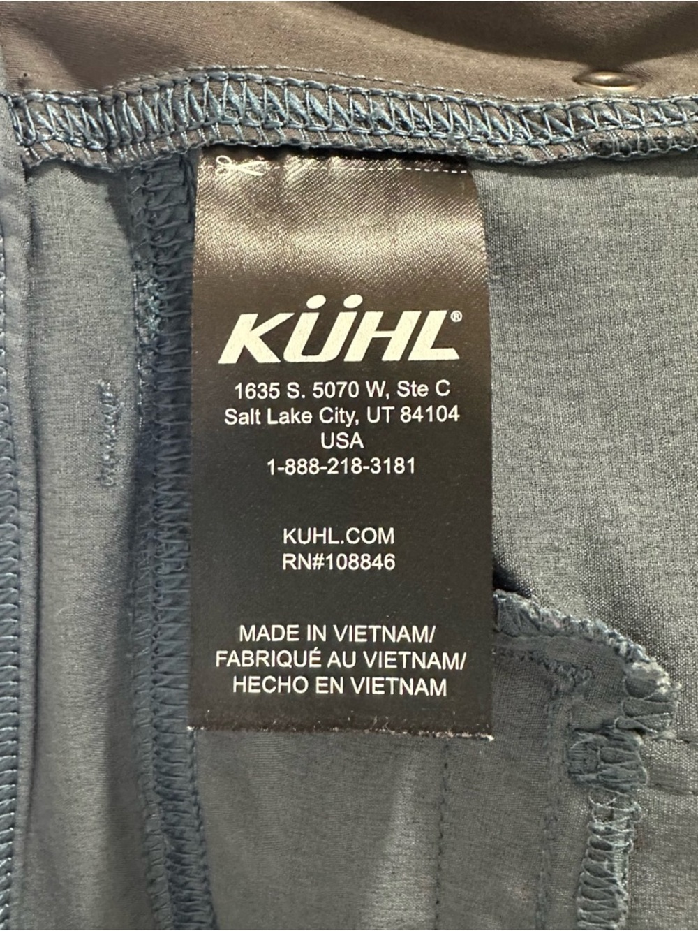 Kuhl Women’s 10 REG Blue Gray Outdoor Hiking Pant Style#6326 - Picture 14 of 15